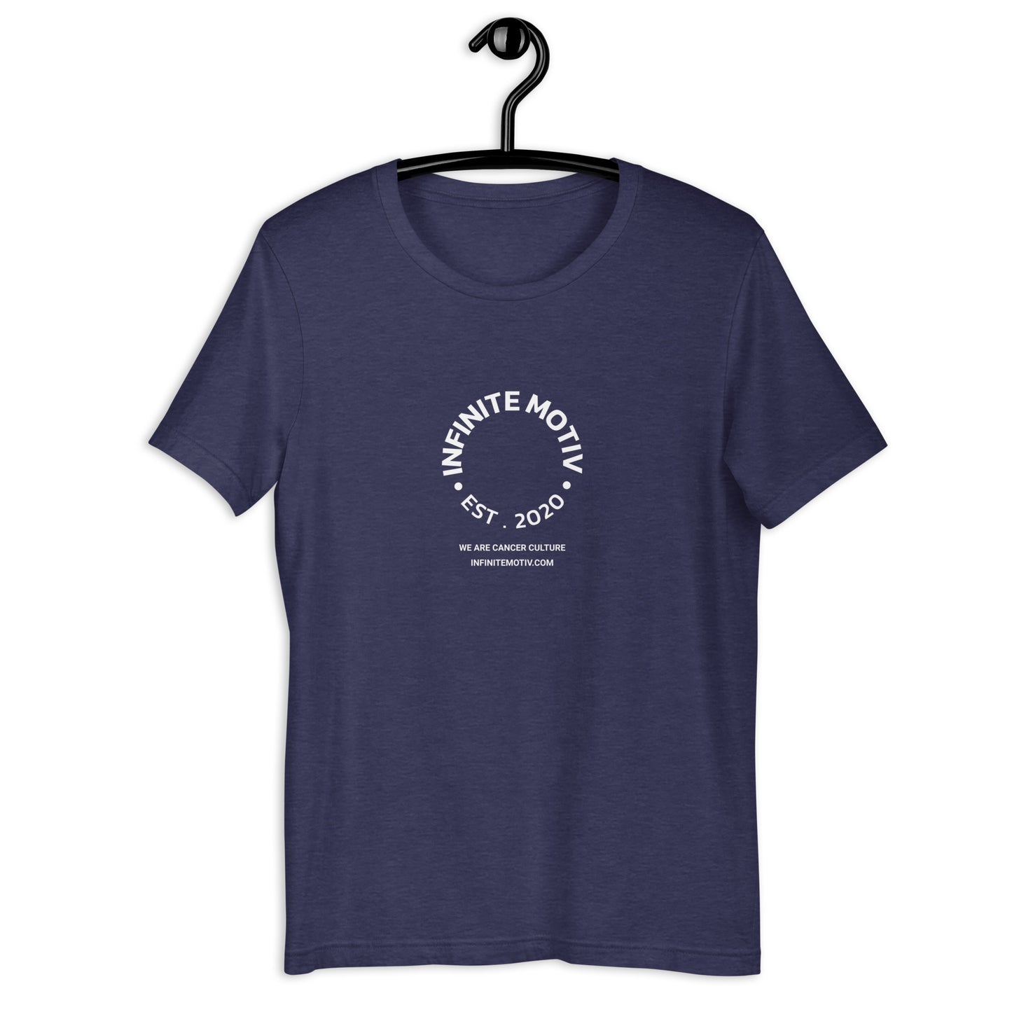 Full Circle White Cancer Awareness Unisex T-Shirt by Infinite Motiv | Soft, Lightweight Comfort for Everday Style