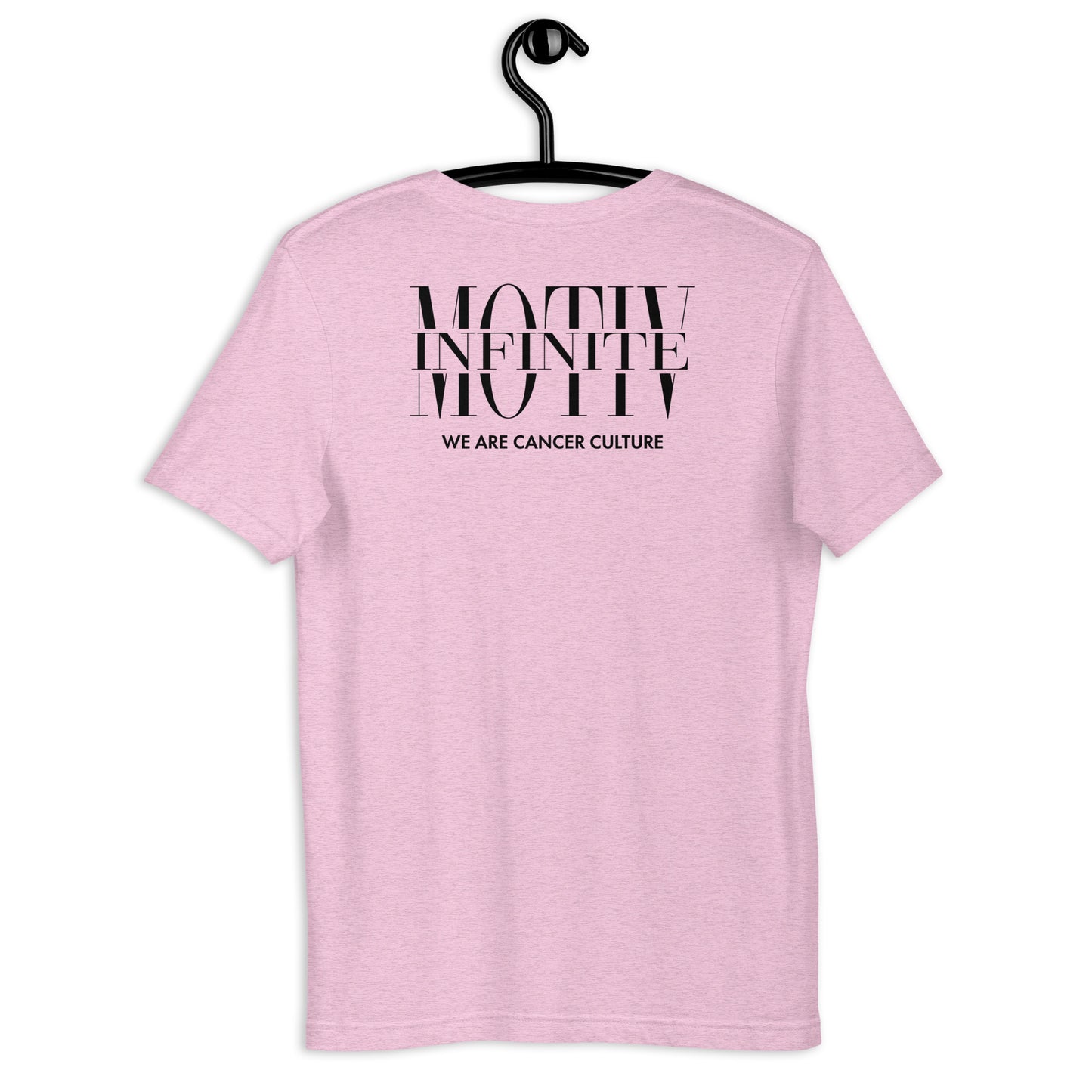 Unisex Stacked Motiv Black Ink T-Shirt by Infinite Motiv | Soft, Breathable, Everday Comfort