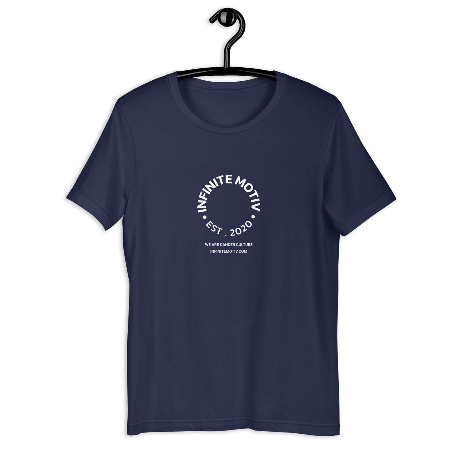 Full Circle White Cancer Awareness Unisex T-Shirt by Infinite Motiv | Soft, Lightweight Comfort for Everday Style