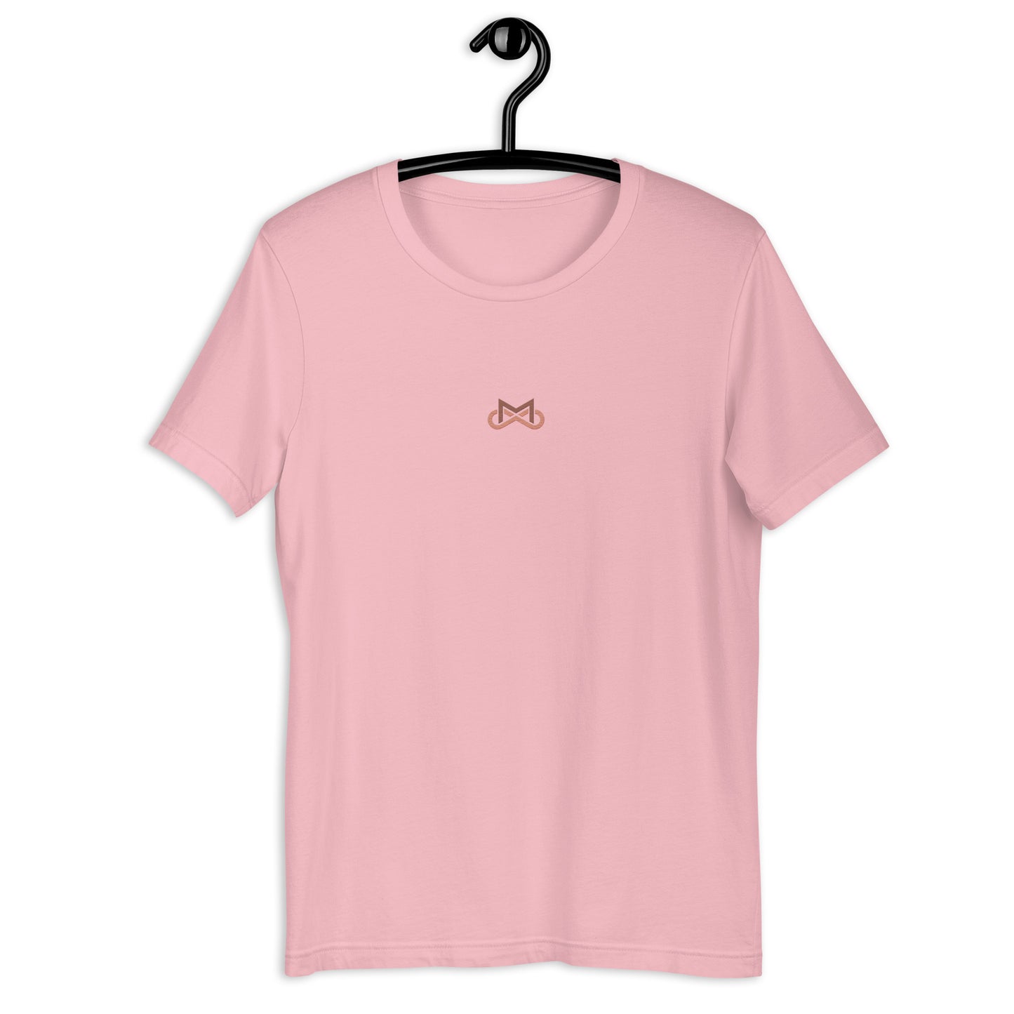 Unisex Uterine Cancer Flower Embroidered T-shirt