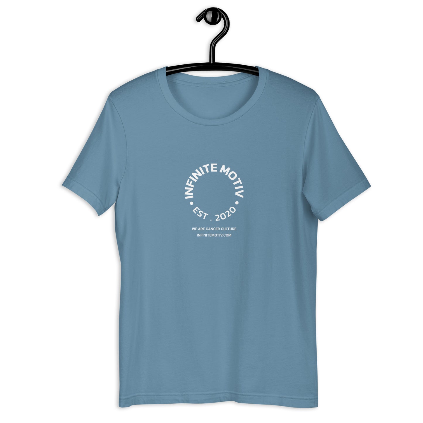Full Circle White Cancer Awareness Unisex T-Shirt by Infinite Motiv | Soft, Lightweight Comfort for Everday Style