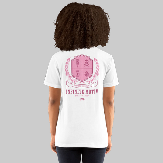 Unisex Breast Cancer Crest Embroidered t-shirt