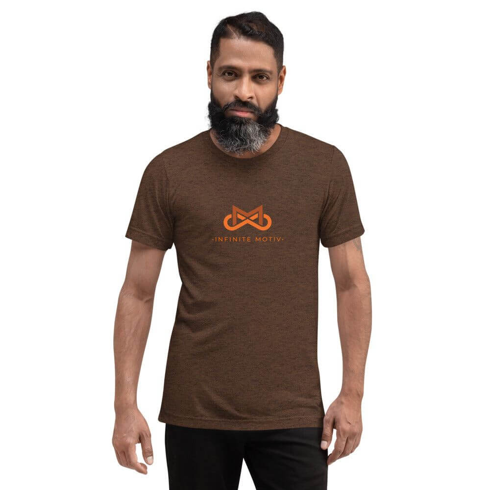 Men's Kidney Cancer Tri-blend Short sleeve t-shirt-Infinite Motiv Clothing-Kidney Cancer,Men,T-Shirts