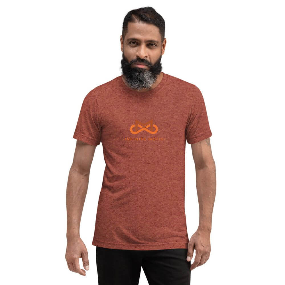 Men's Kidney Cancer Tri-blend Short sleeve t-shirt-Infinite Motiv Clothing-Kidney Cancer,Men,T-Shirts