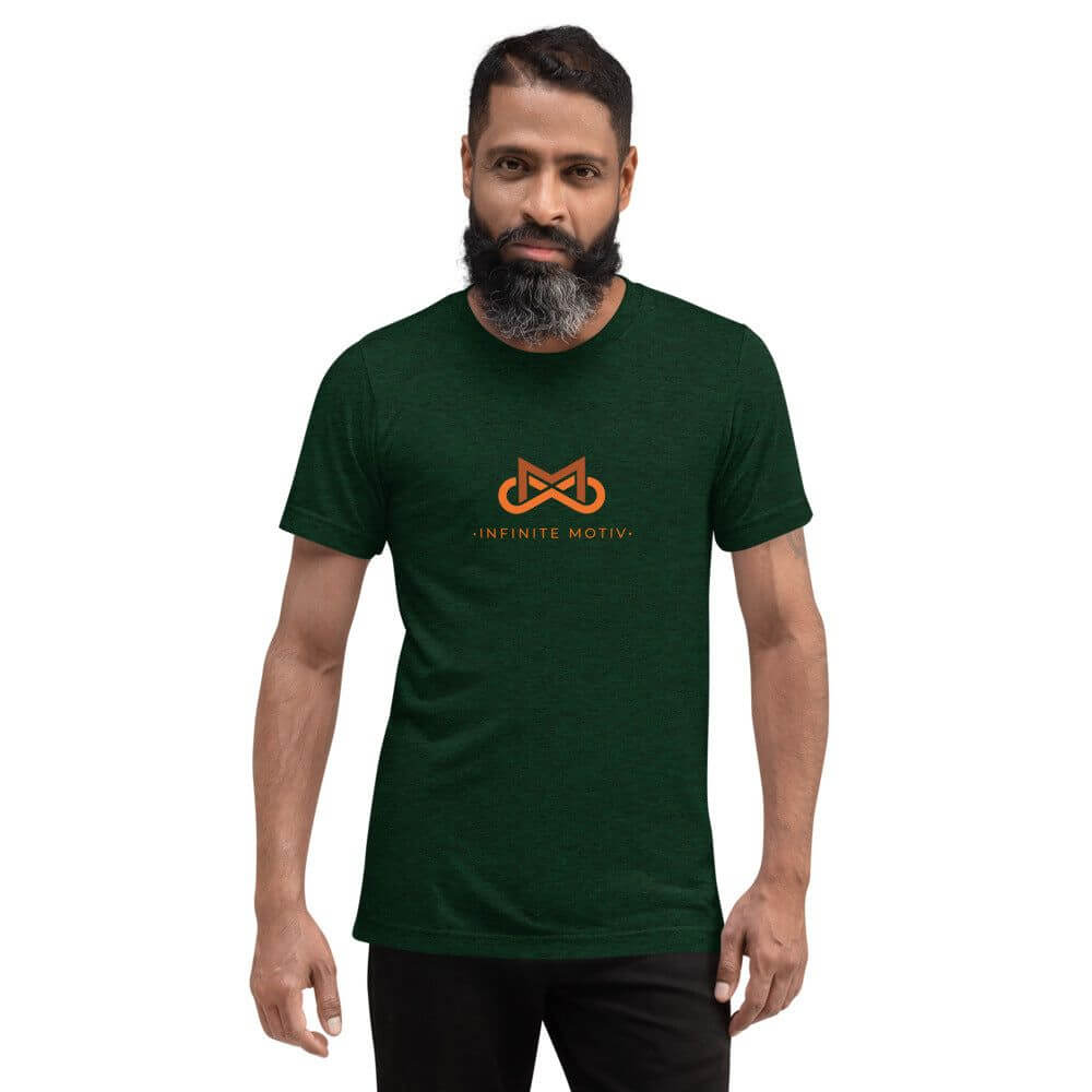 Men's Kidney Cancer Tri-blend Short sleeve t-shirt-Infinite Motiv Clothing-Kidney Cancer,Men,T-Shirts
