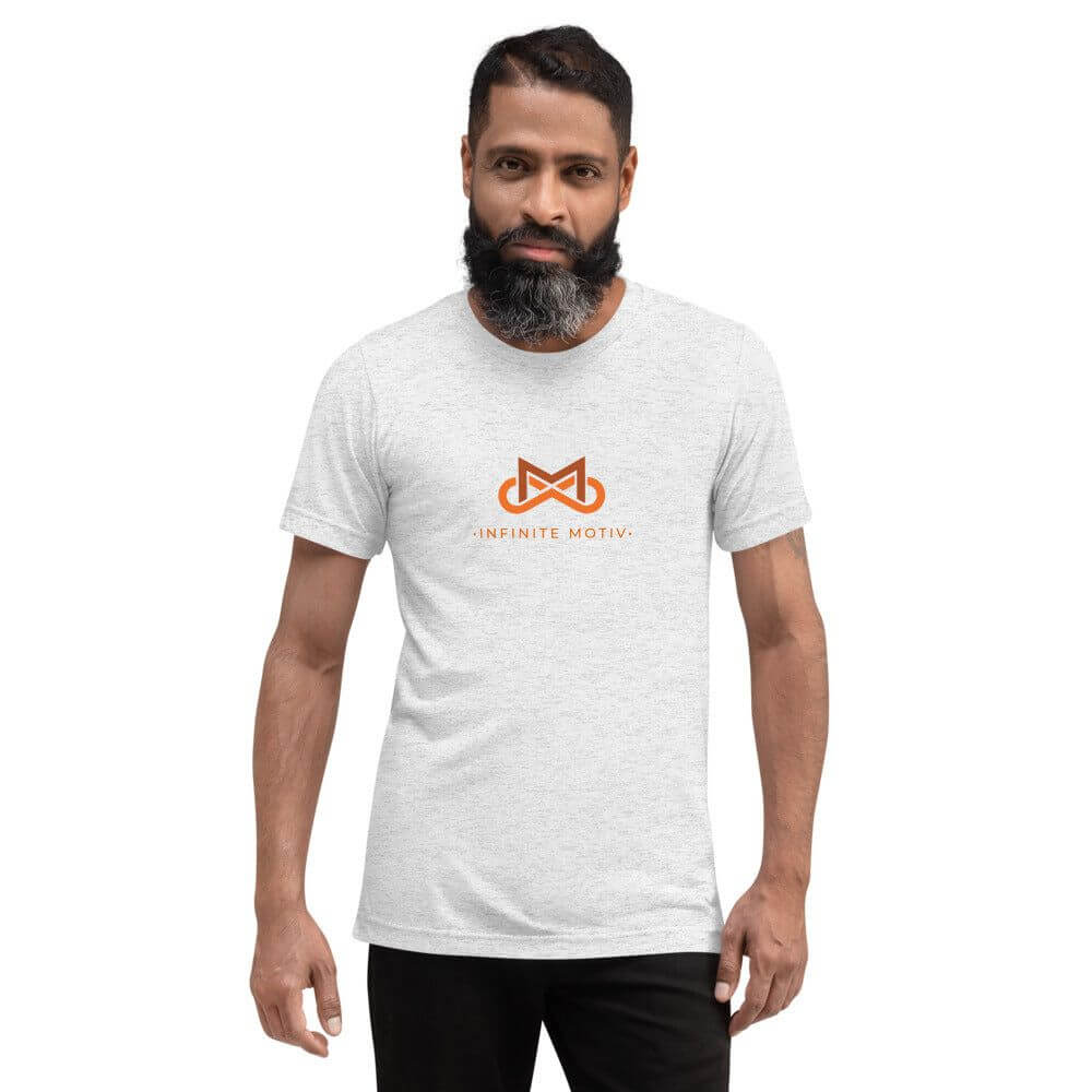 Men's Kidney Cancer Tri-blend Short sleeve t-shirt-Infinite Motiv Clothing-Kidney Cancer,Men,T-Shirts